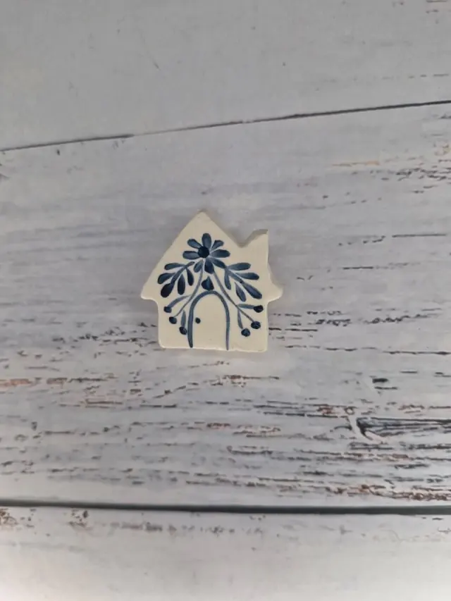 Escarapela casita floral