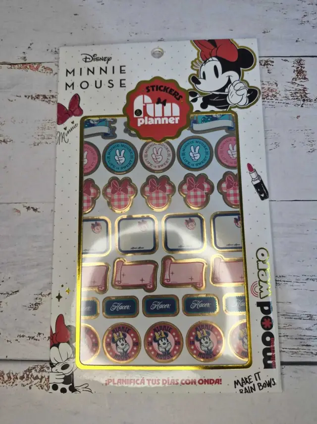 Set de 6 planchas de stickers