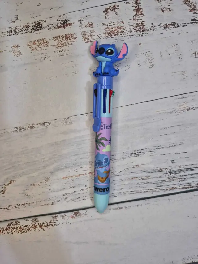 Lapicera Multicolor de Stitch
