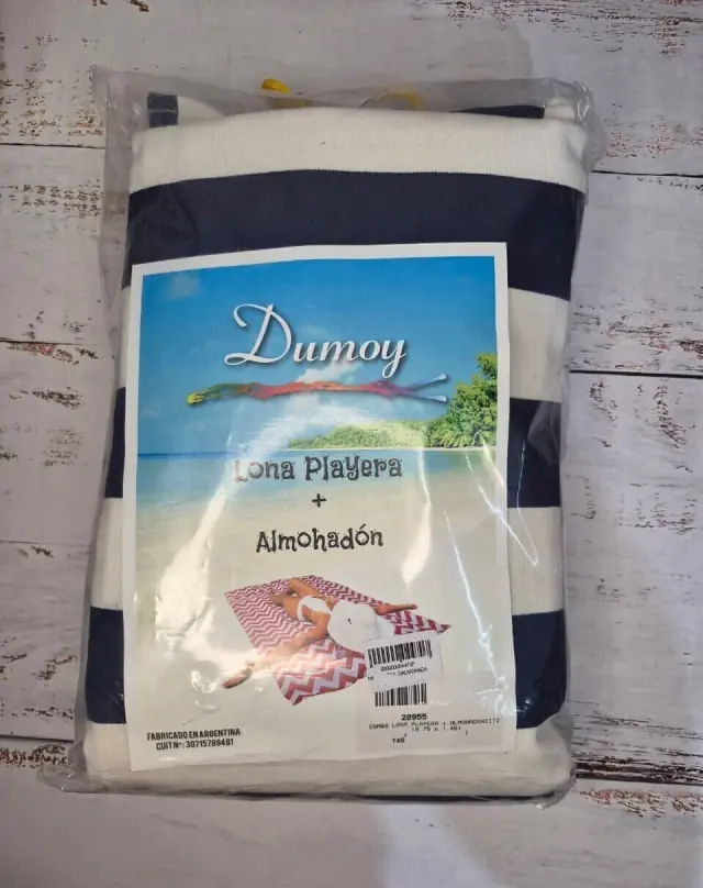 Lona playera + almohadón