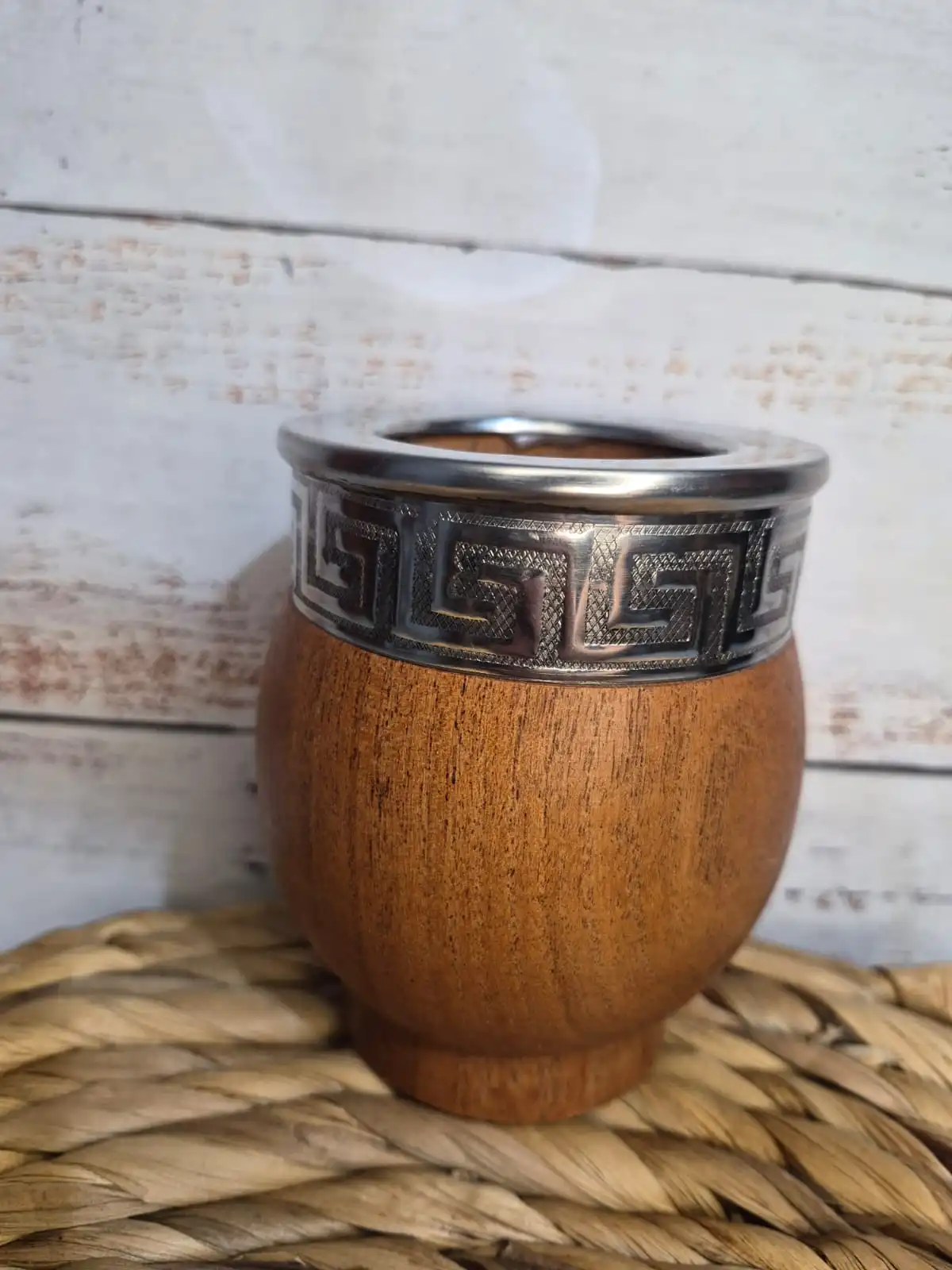 Mate imperial de algarrobo virola de acero