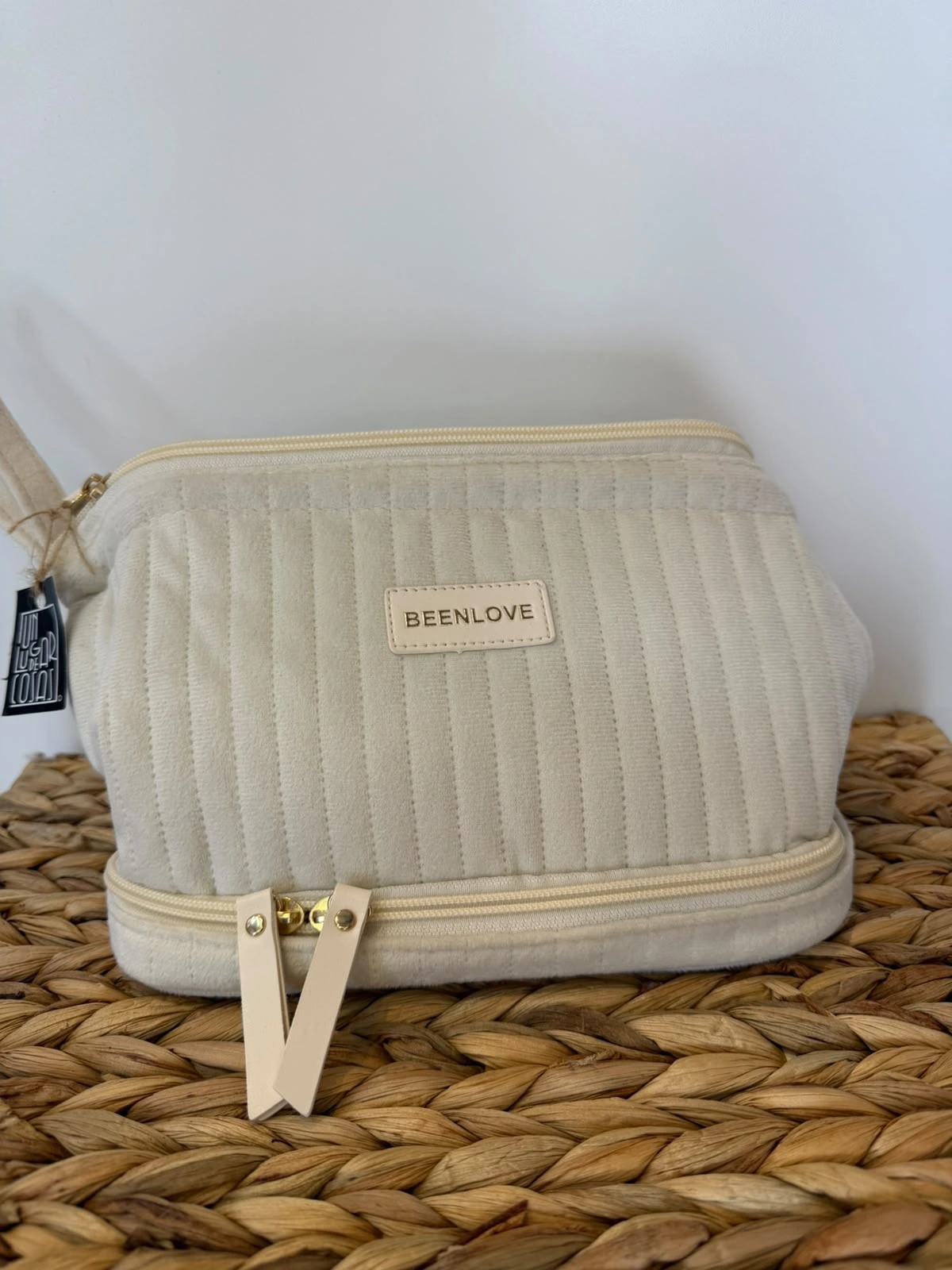 Neceser blanco texturado pratys